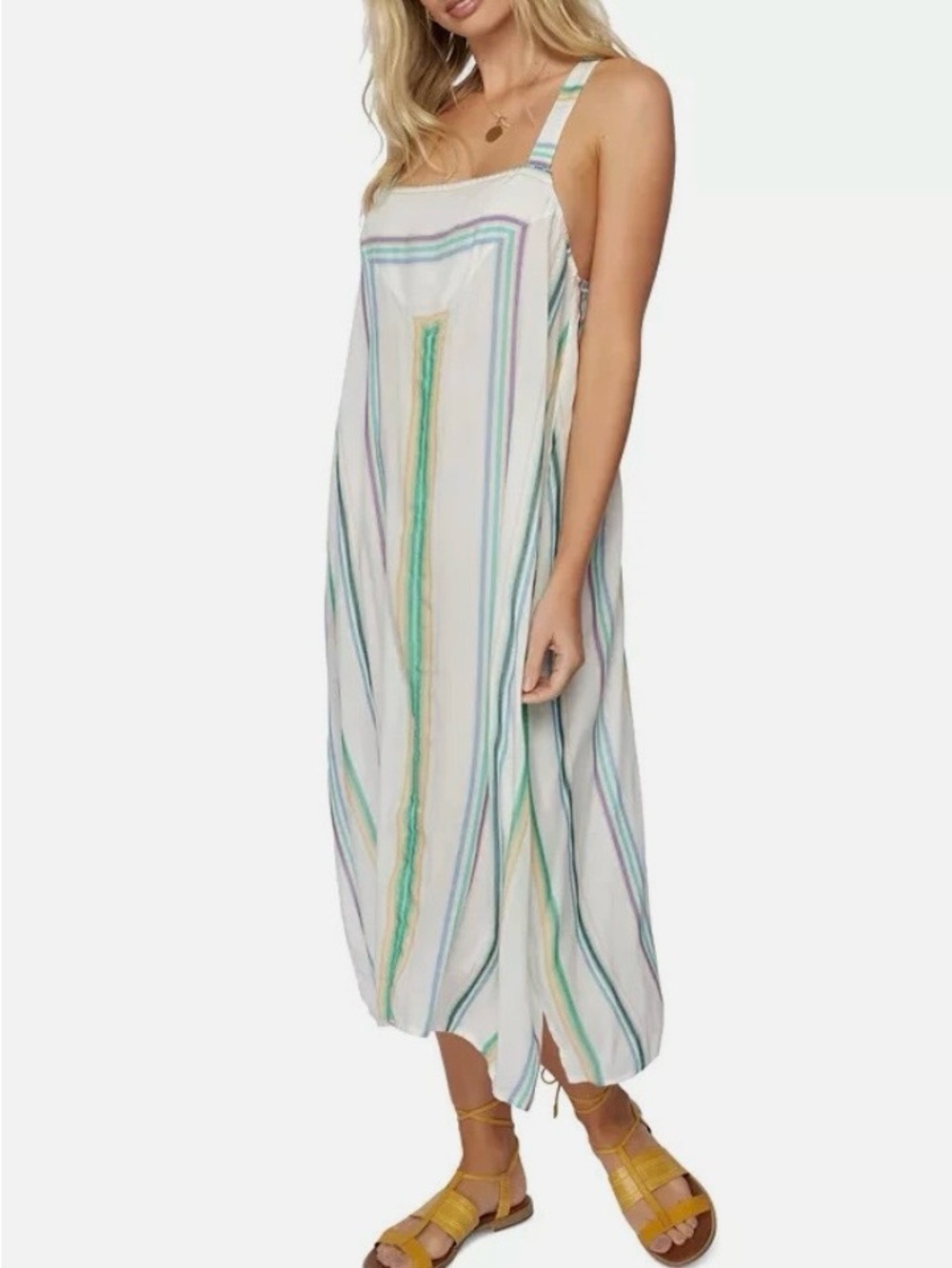 O'Neill Miranda Striped Racerback Swim Coverup